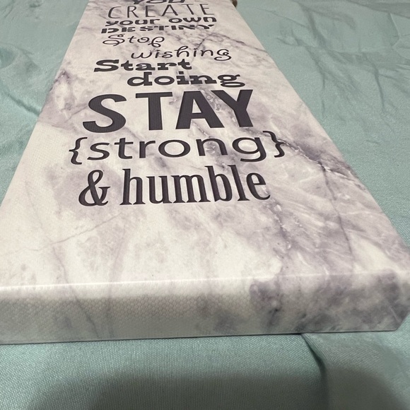 Motivation Canvas Sign (Grey) - Picture 4 of 5